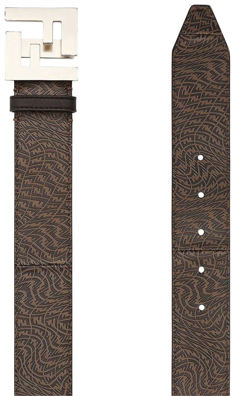 Fendi x Sarah Coleman Fisheye Logo Belt MayaNeroPalladio