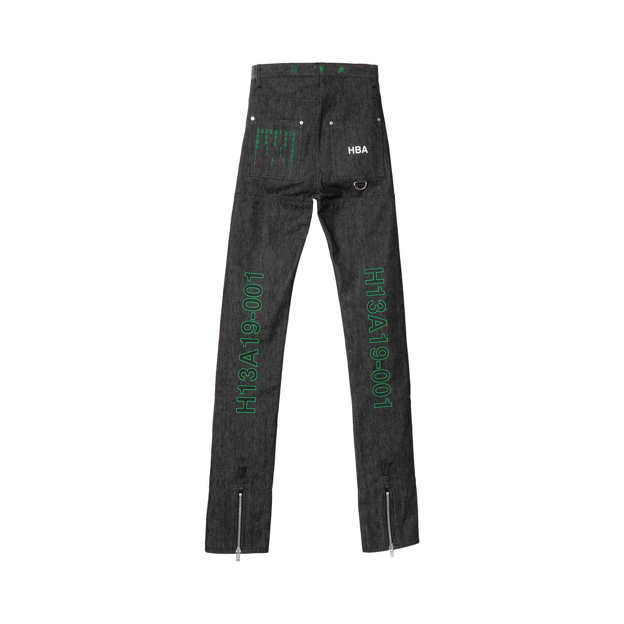 HOOD BY AIR shredder patch crash denim on air