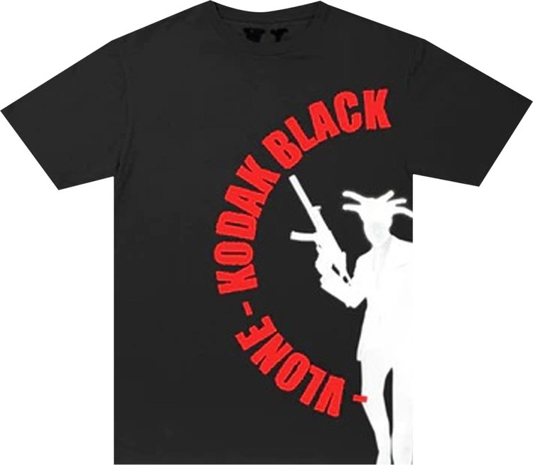 Vlone x Kodak Black Vulture T-Shirt 'Black'