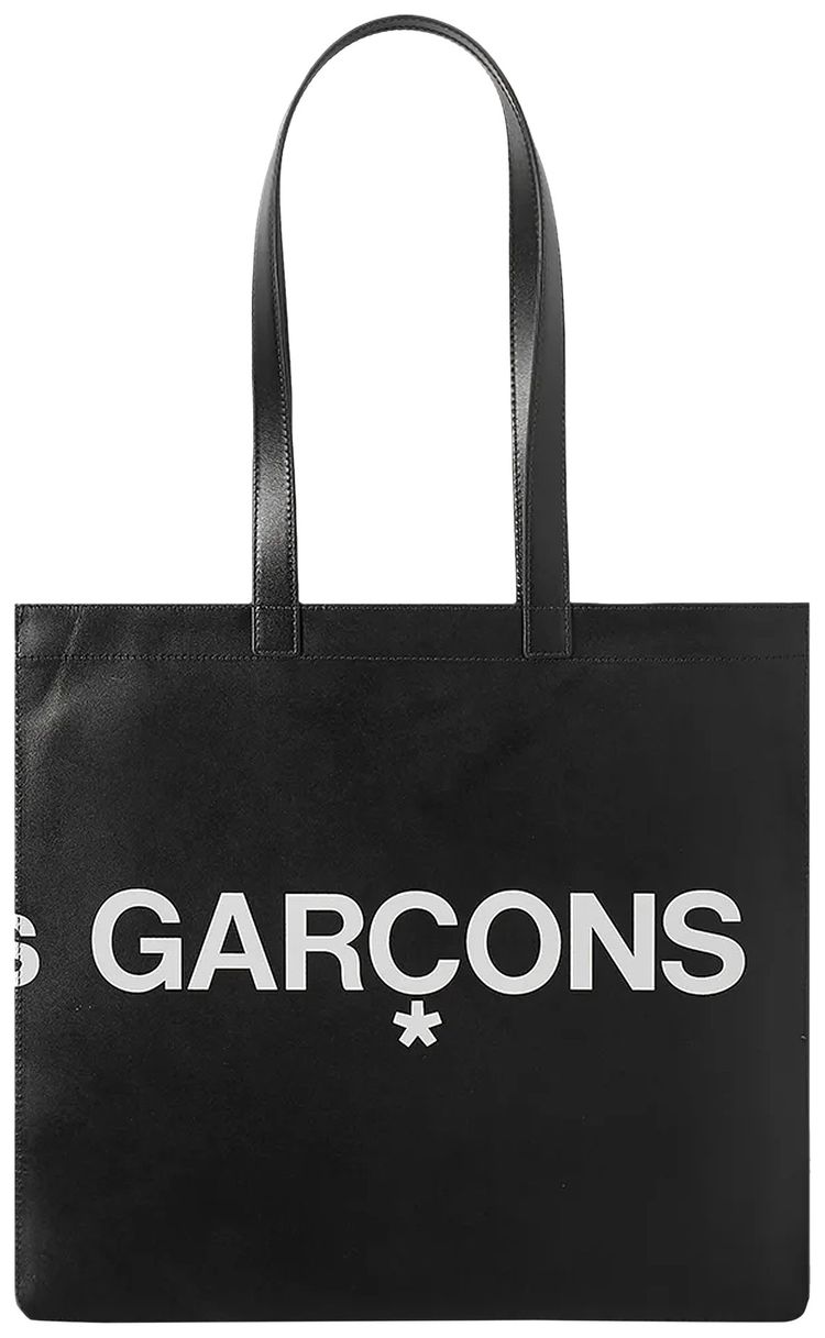 Comme des Garcons Huge Logo Tote Bag Black