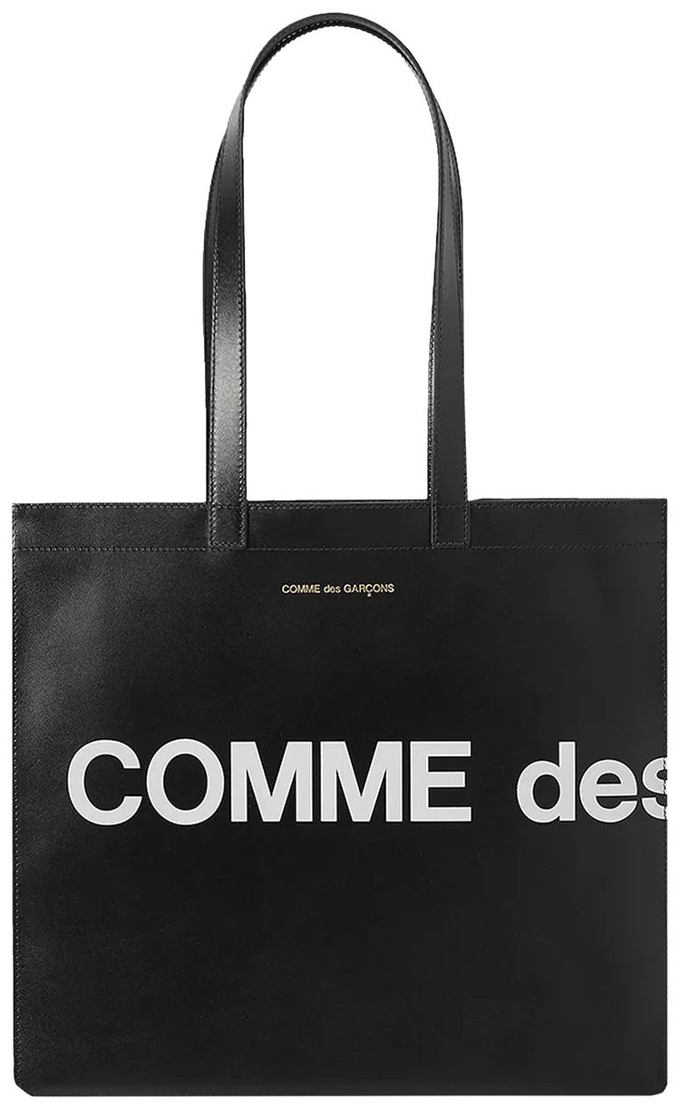 Comme des Garcons Huge Logo Tote Bag Black