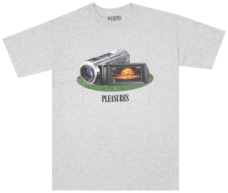 Pleasures Recording T Shirt Grey