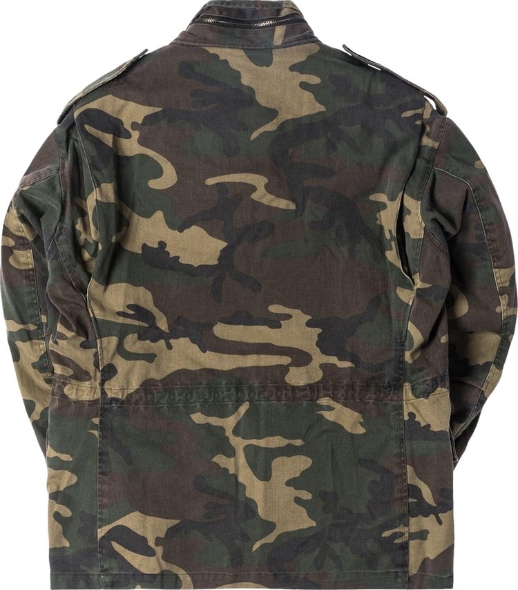 Yeezy Season 4 Camo Print Coat Oversized Camo