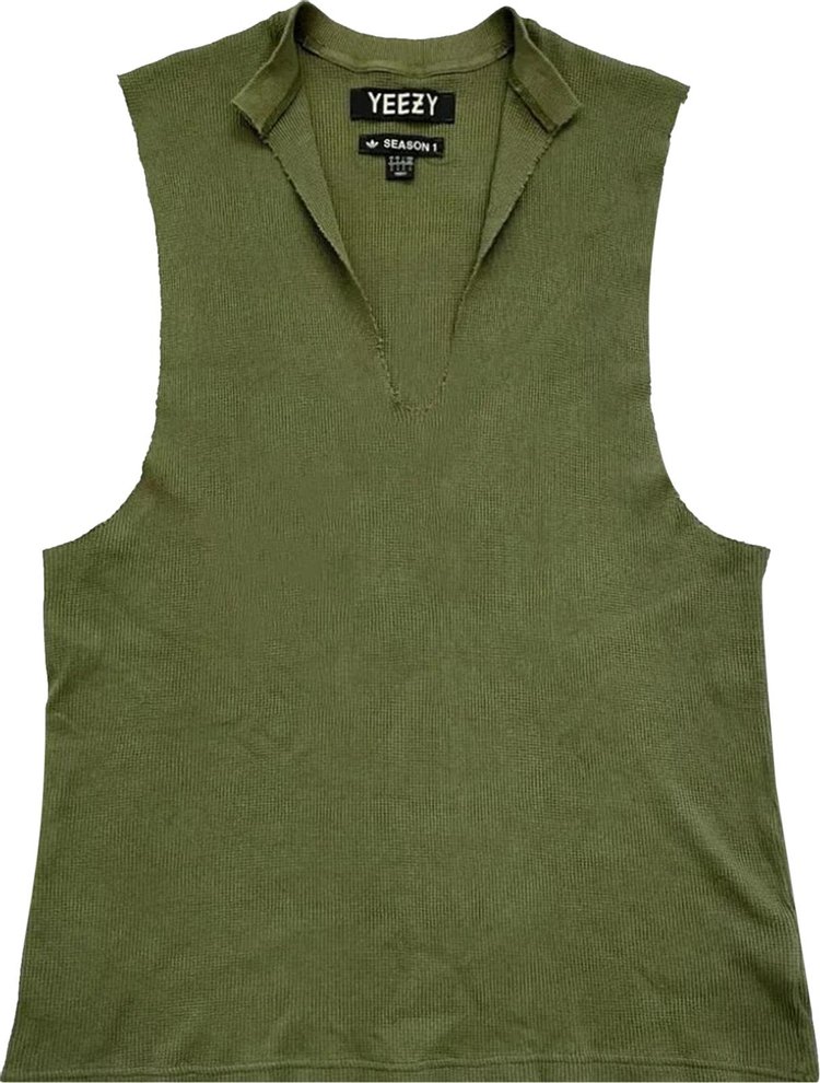 Yeezy Season 1 Sleeveless Shirt 'Army Green'