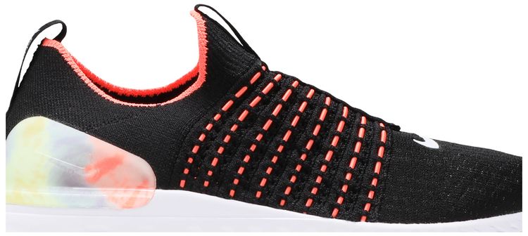 Nike Wmns React Phantom Run Flyknit 2 Black Bright Mango