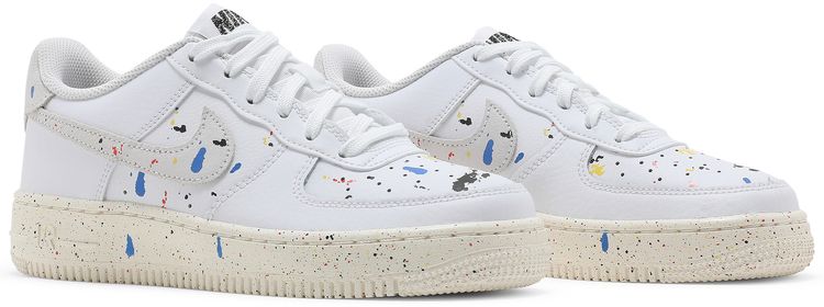 Nike Air Force 1 LV8 3 GS Paint Splatter   White