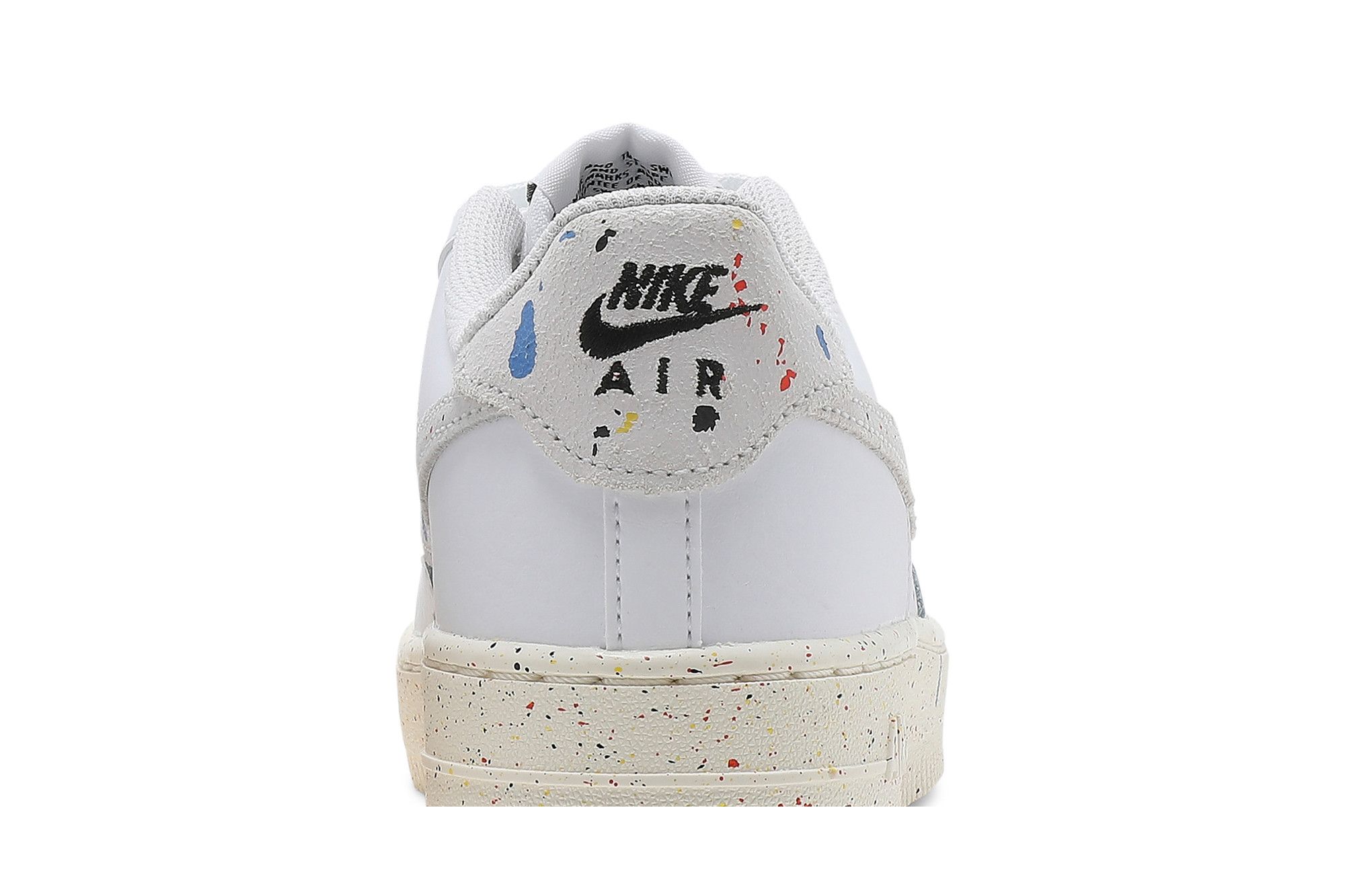Size 11.0 Air Force 1 LV8 3 GS Paint Splatter White