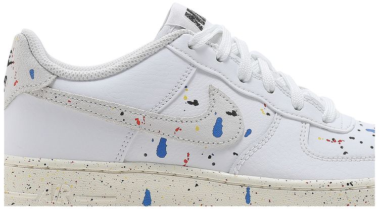 Nike Air Force 1 LV8 3 GS Paint Splatter   White