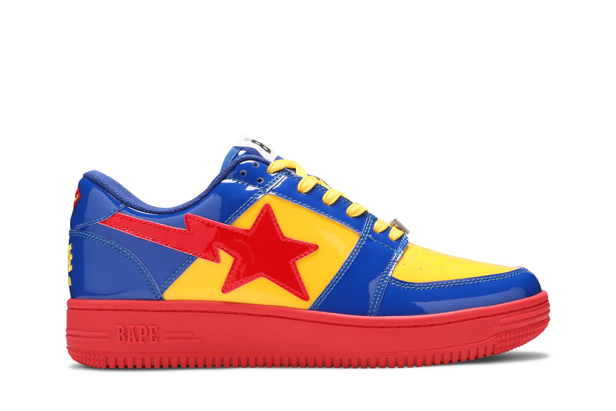 Size 7.0 DC Comics x Bapesta Low M1 Superman