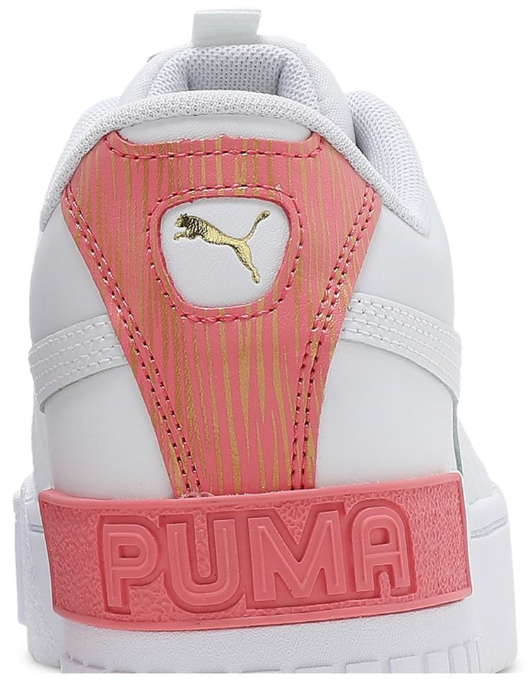 Puma Cali Sport Jr Fireworks   White Sun Kissed Coral