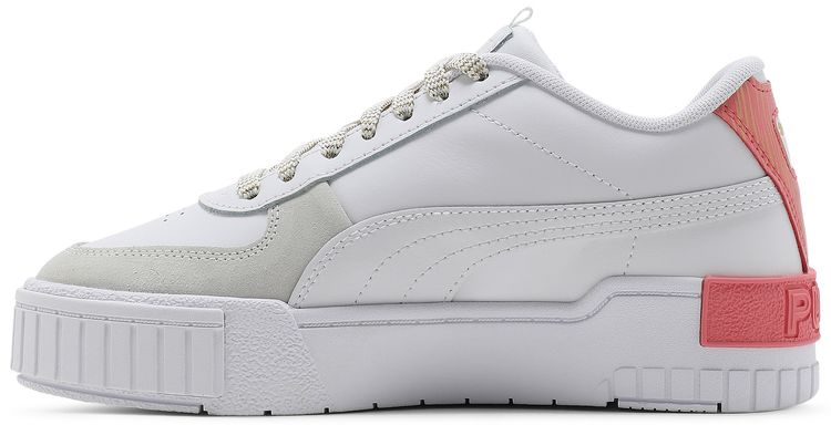 Puma Cali Sport Jr Fireworks   White Sun Kissed Coral