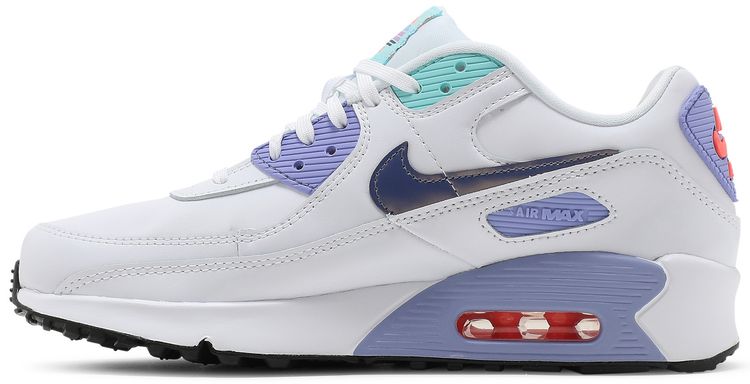 Nike Air Max 90 SE 2 GS White Dark Purple Dust