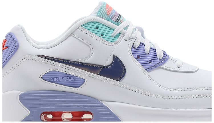 Nike Air Max 90 SE 2 GS White Dark Purple Dust