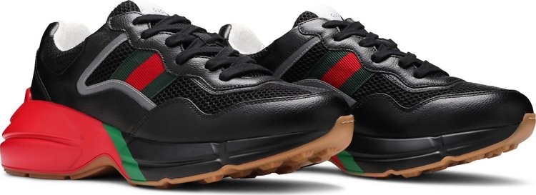 Gucci Rhyton Black Red Green Reflective