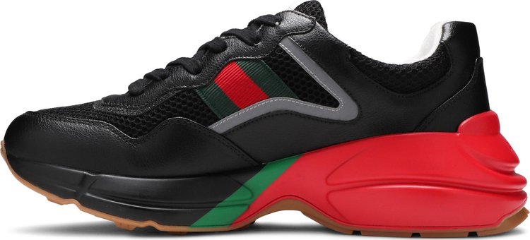 Gucci Rhyton Black Red Green Reflective