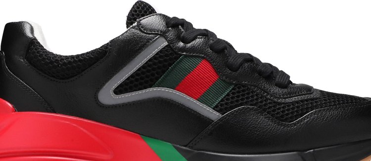 Gucci Rhyton Black Red Green Reflective