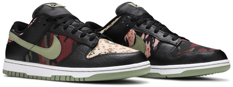 Nike Dunk Low SE Black Multi Camo