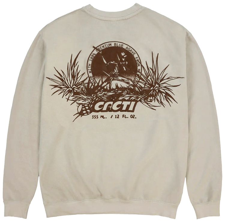 Cactus Jack by Travis Scott Cacti Mono Heritage Crewneck Ivory