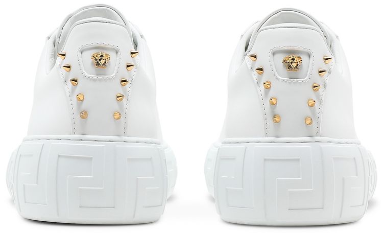 Versace Studded Low White