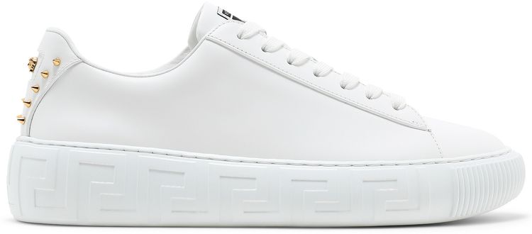 Versace Studded Low White