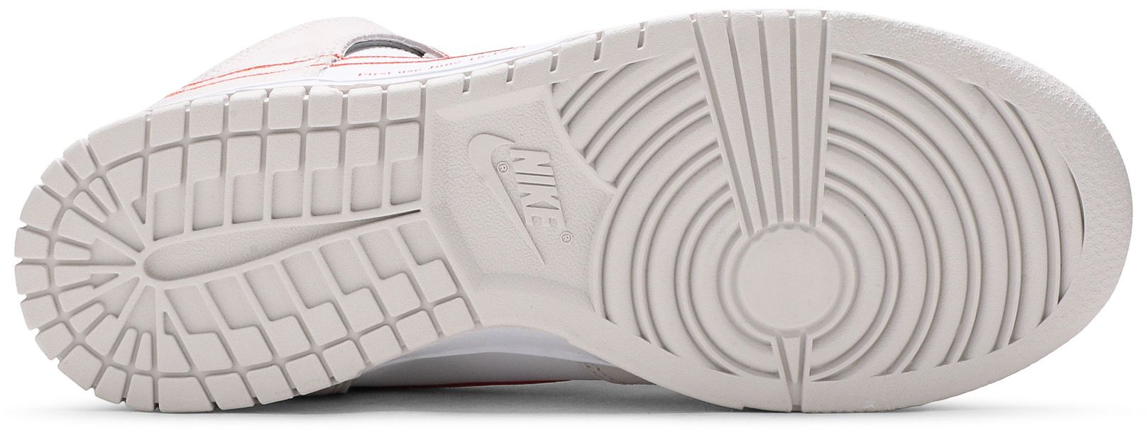 dunk high orange white