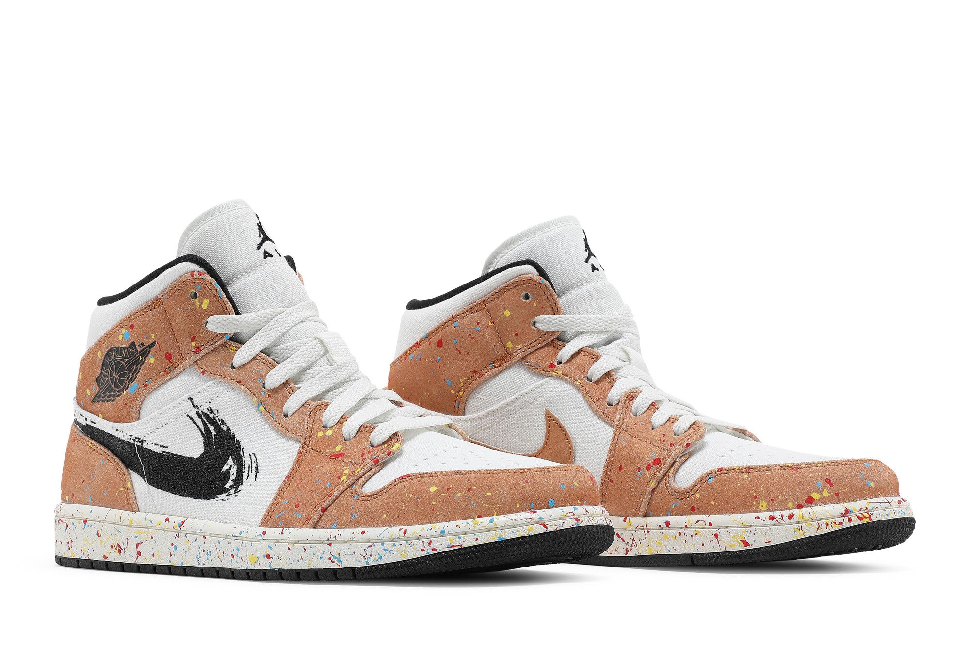 Air jordan 1 mid paint splatter online