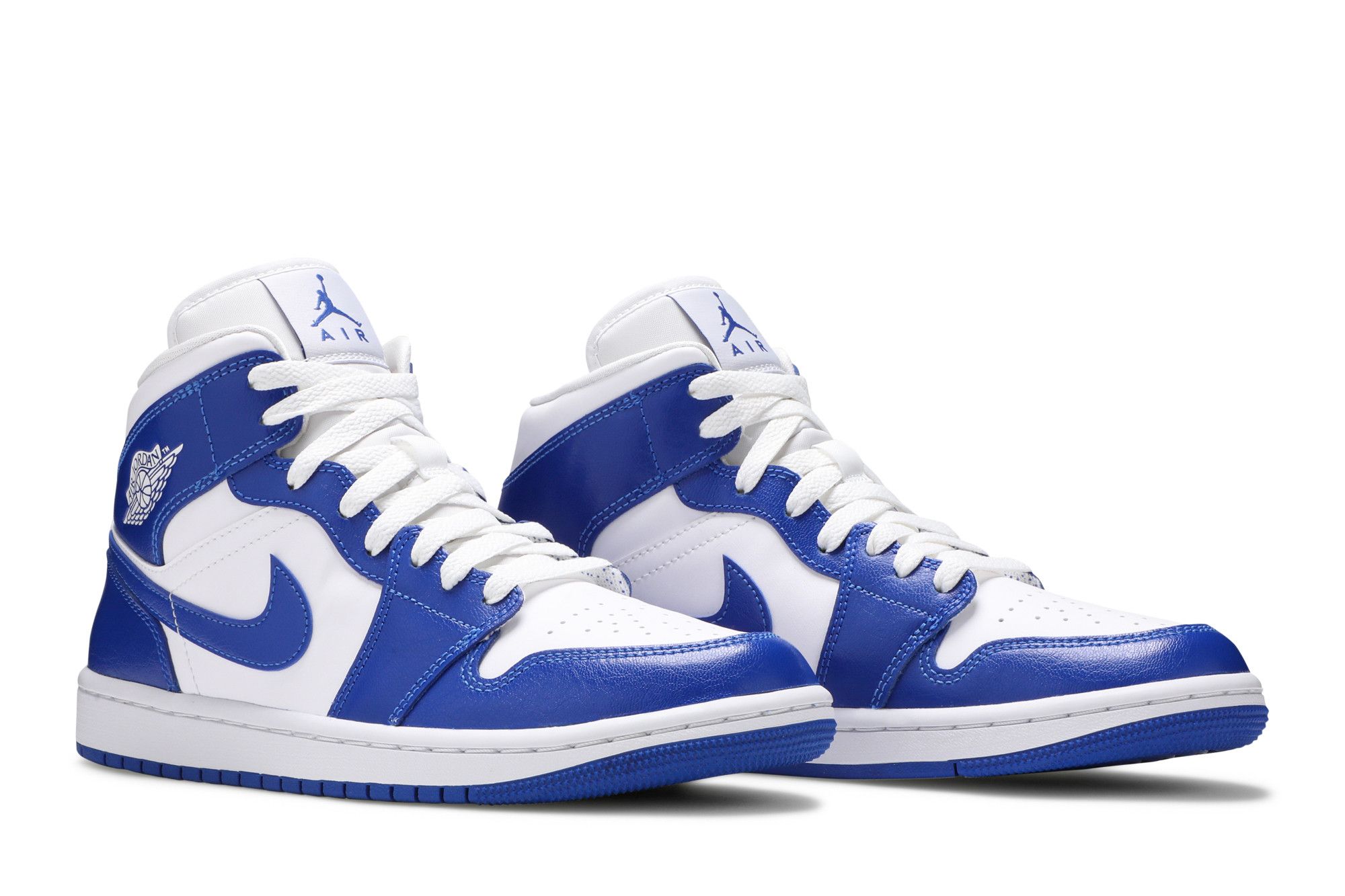 Buy Wmns Air Jordan 1 Mid Kentucky Blue BQ6472 104 GOAT