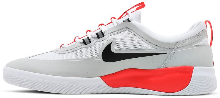 Nike Nyjah Free 2 SB Neutral Grey Bright Crimson