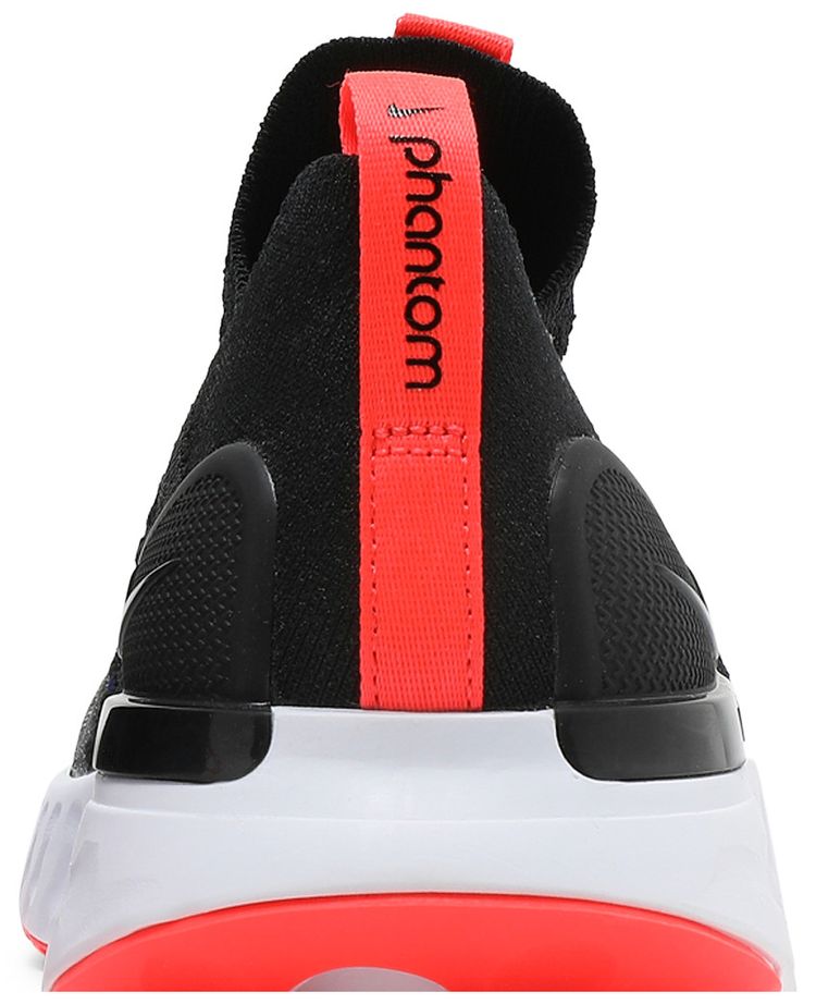 Nike React Phantom Run Flyknit 2 Black Bright Crimson