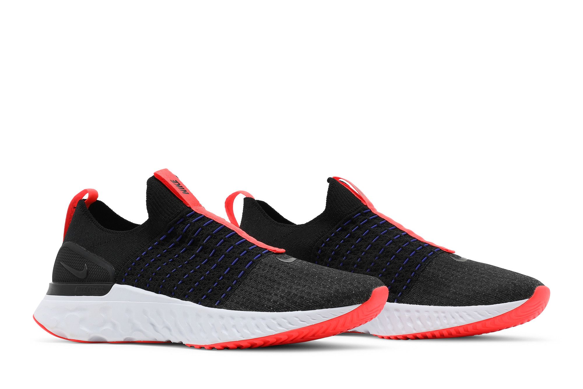 Buy React Phantom Run Flyknit 2 'Black Bright Crimson