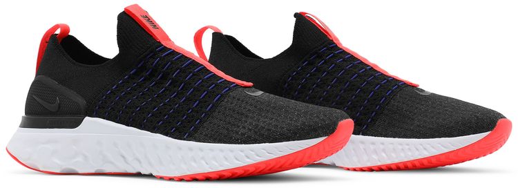 Nike React Phantom Run Flyknit 2 Black Bright Crimson