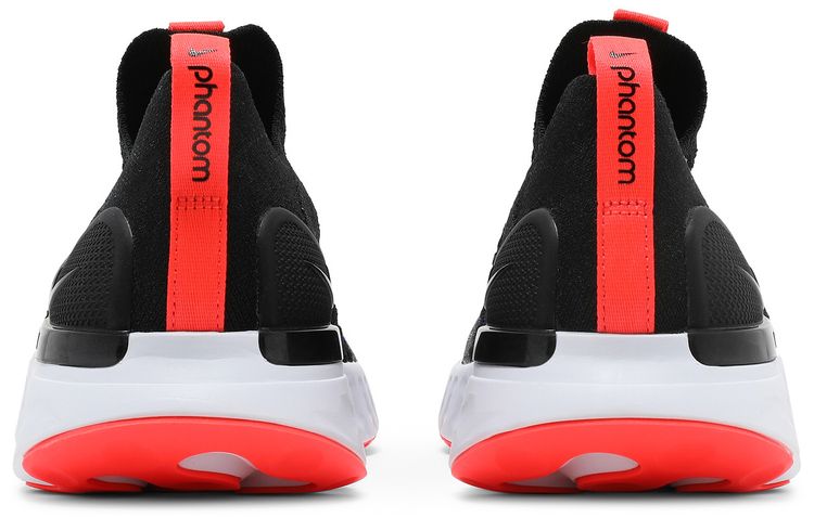 Nike React Phantom Run Flyknit 2 Black Bright Crimson
