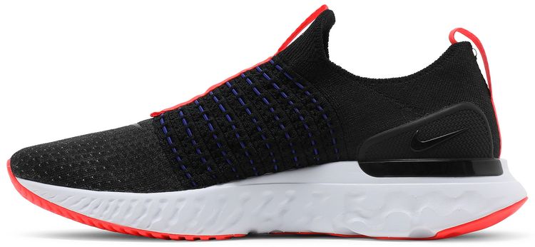 Nike React Phantom Run Flyknit 2 Black Bright Crimson