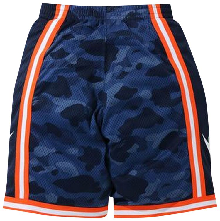 BAPE Color Camo Wide Basketball Shorts Navy
