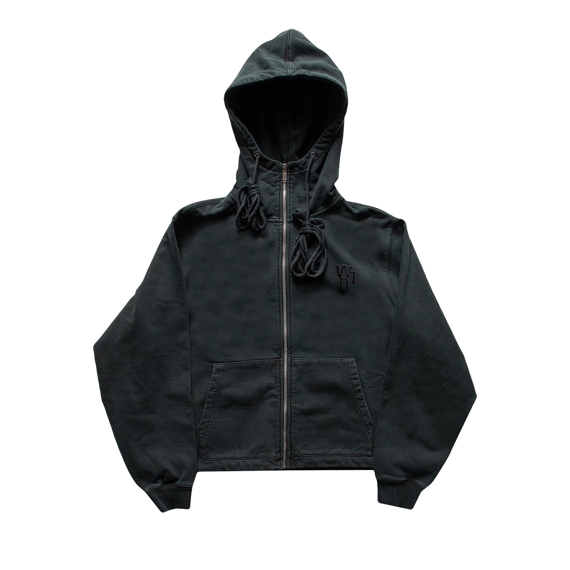 Buy We11done Horror Movie Zip-Up Hoodie 'Black' - WD TH9 20 140 U