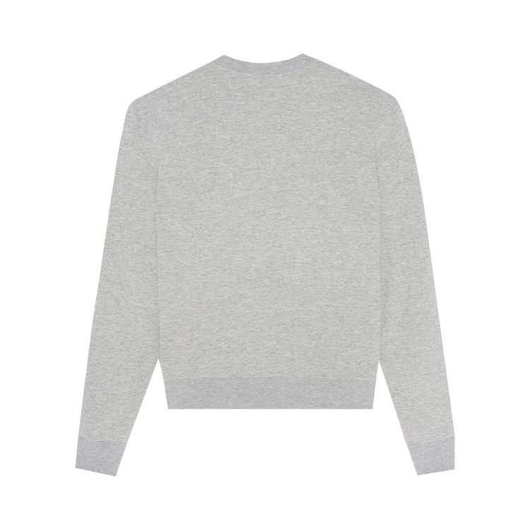 Saint Laurent High Neckline Sweatshirt Heather GreyBlackOran