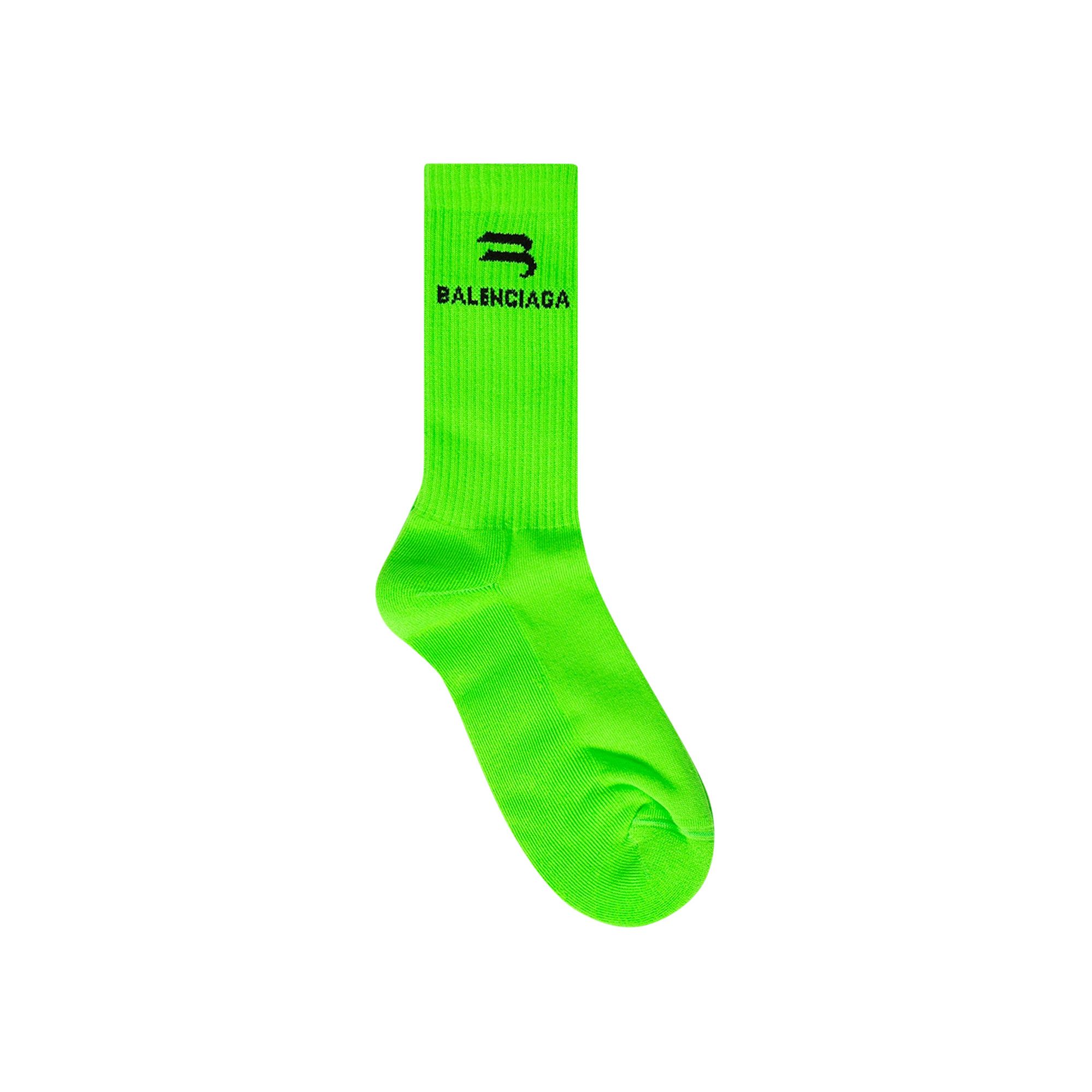 Lime green discount balenciaga socks