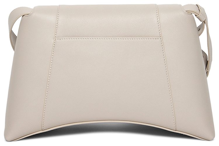 Balenciaga Small Soft Hourglass Shoulder Bag Cold Beige