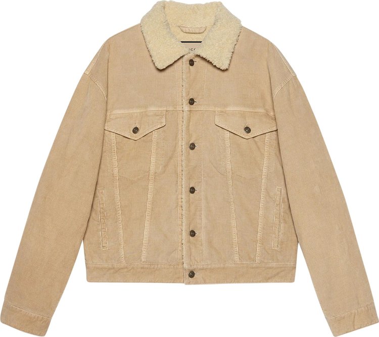 Gucci Freya Hartas Animal Embroidered Jacket 'Vintage Camel/Mix'