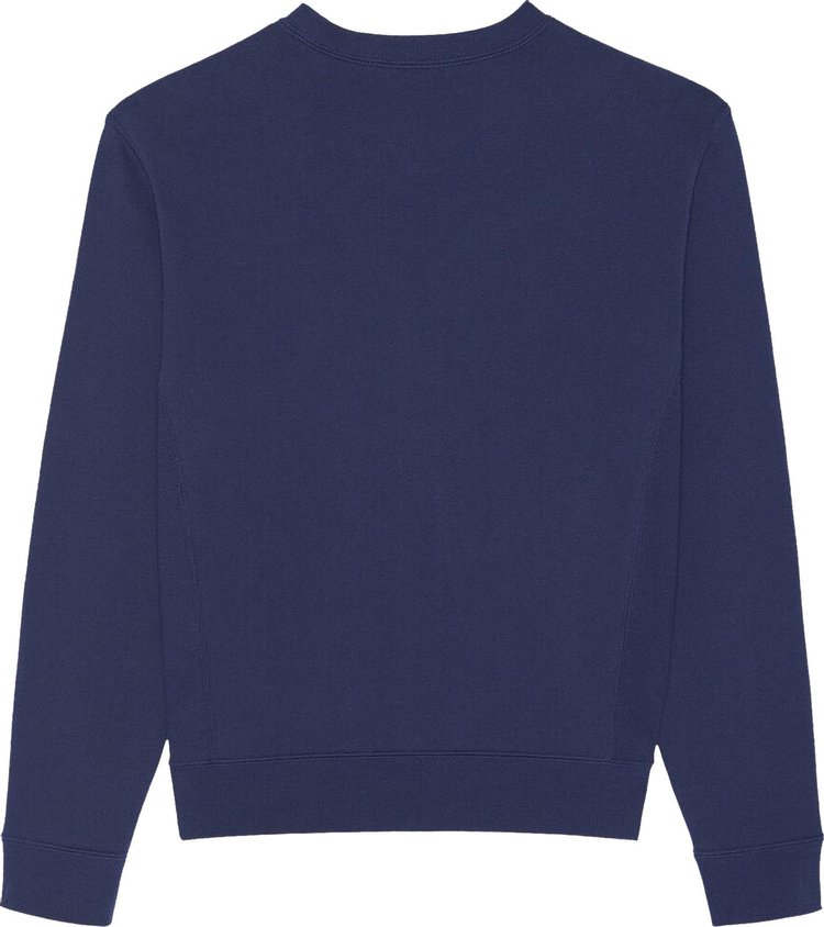 Saint Laurent YSL Sweatshirt Faded Navy