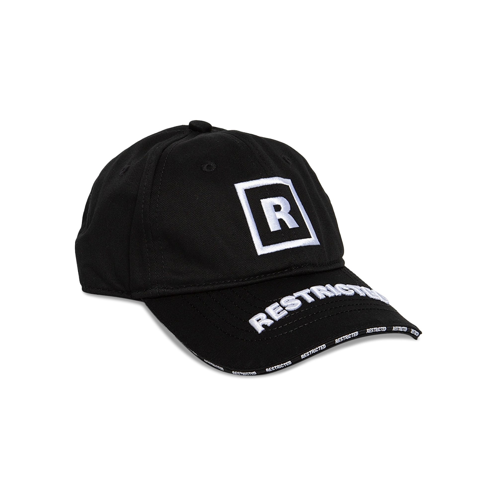Buy Vetements 18+ Restricted Logo Baseball Cap 'Black/White