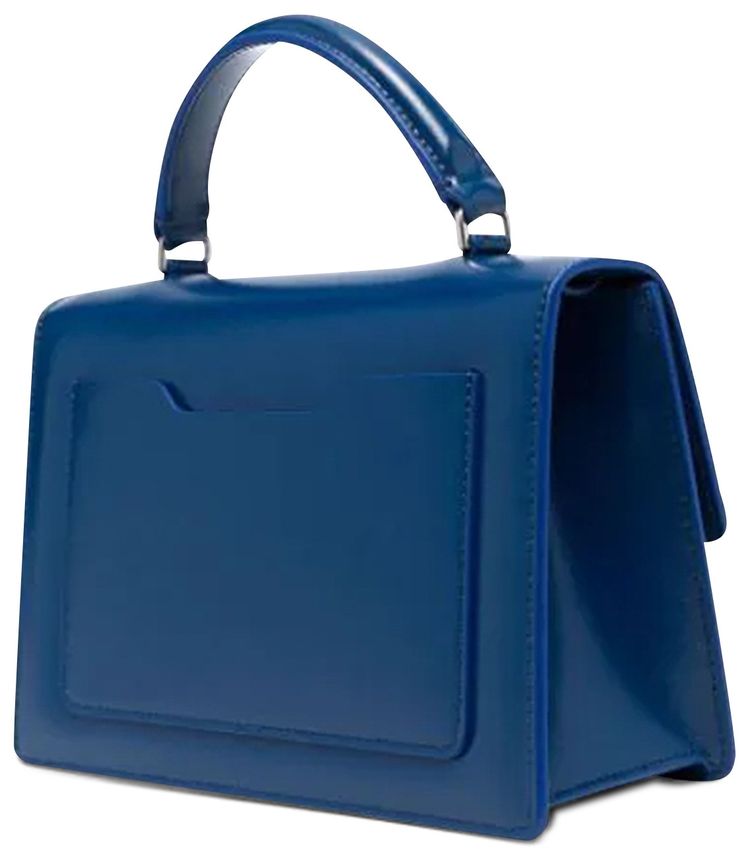 Off White Jitney 14 Puffy Bag Navy Blue