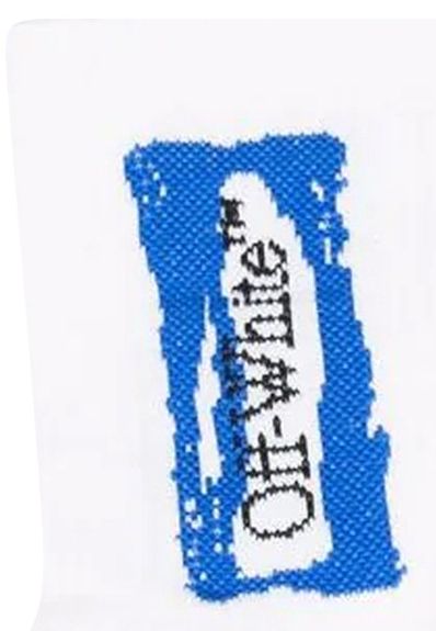 Off White Framed Mid Socks WhiteBlue