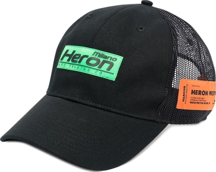 Heron Preston HP Trading Trucker Hat Black