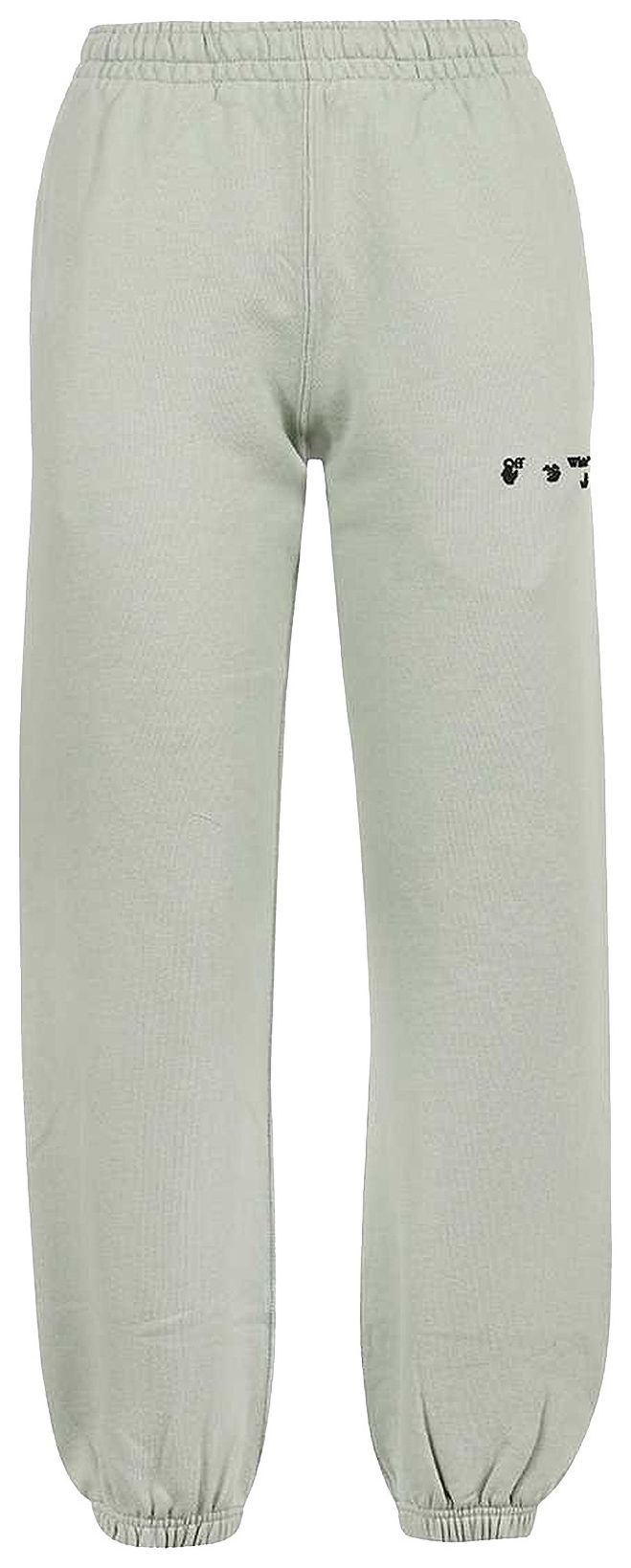 Off White Logo Slim Sweatpant GreenBlack