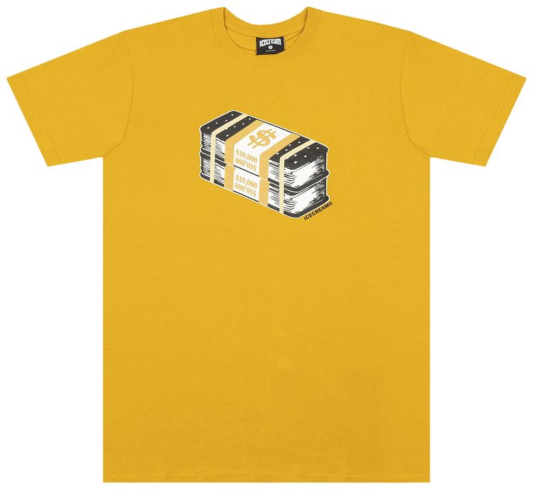 Icecream Bands Short Sleeve Tee Golden Yellow