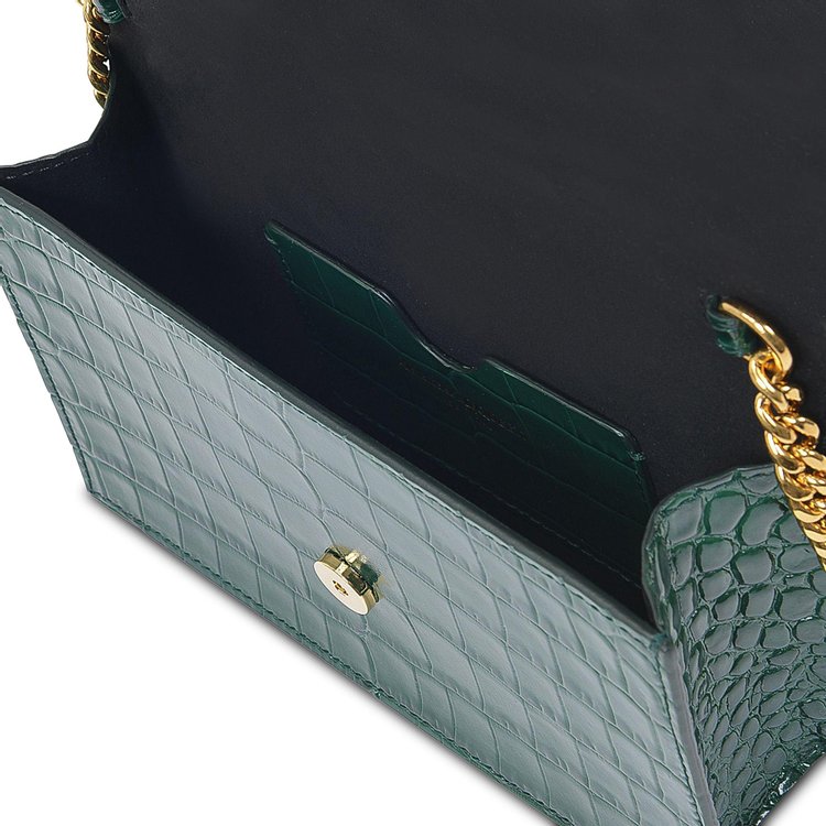 Alexander McQueen Skull Mini Bag Emerald