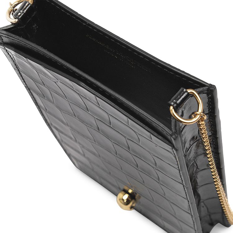 Alexander McQueen Phone Case On Chain Black