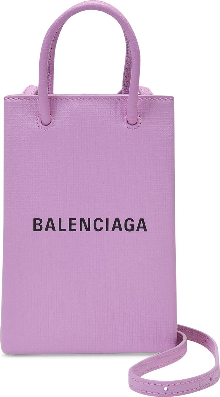 Balenciaga Shopping Phone Holder 'Pink'