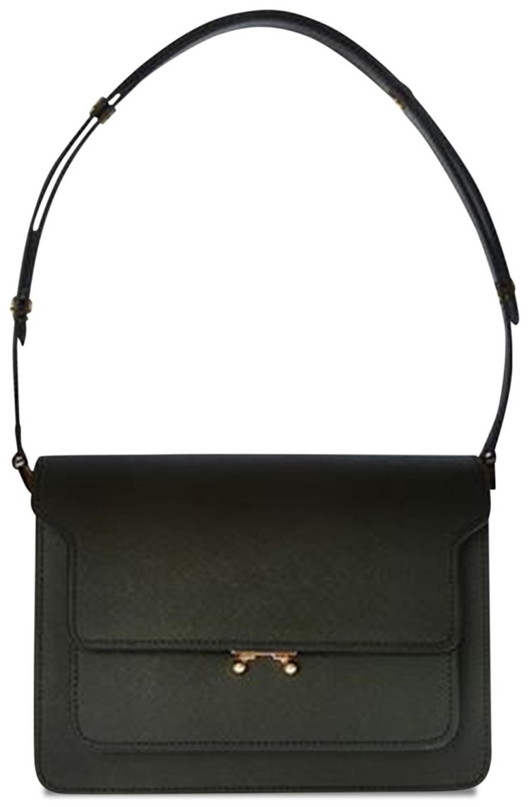 Marni Trunk Bag Medium Forest Green